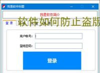 软件如何防止盗版